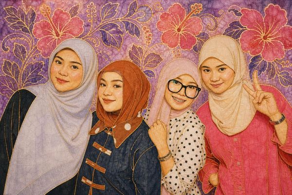 Batik AI style
