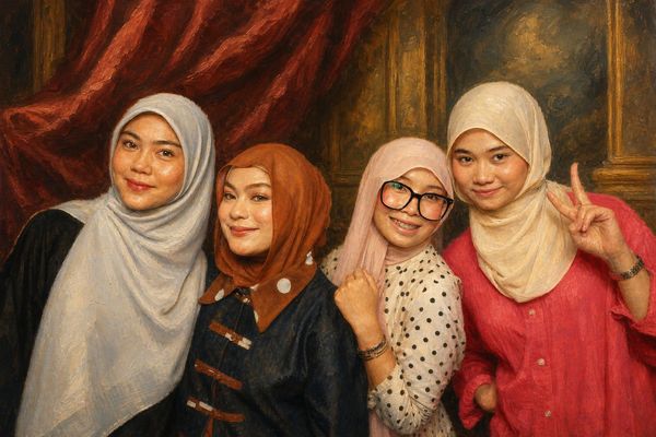 Royal Oil Painting AI style